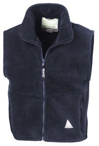 Result R37J - Gilet bambino in pile Blu navy