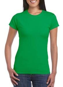 Gildan GI6400L - T-shirt ring-spun attillata Irish Green