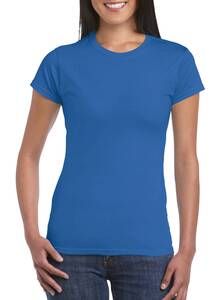 Gildan GI6400L - T-shirt ring-spun attillata Blu royal