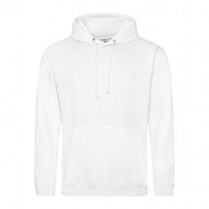 AWDIS JUST HOODS JH001 - Felpa Con cappuccio Arctic White