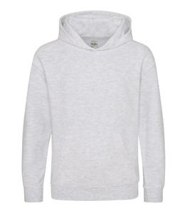 AWDIS JUST HOODS JH01J - Felpa Con cappuccio bambino Grigio medio melange