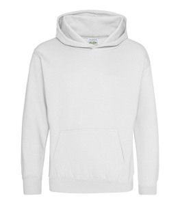 AWDIS JUST HOODS JH01J - Felpa Con cappuccio bambino Arctic White