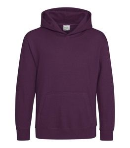 AWDIS JUST HOODS JH01J - Felpa Con cappuccio bambino Plum