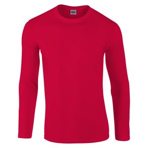 Gildan GD011 - T-shirt uomo maniche lunghe Softstyle® Red