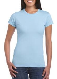 Gildan GD072 - T-shirt ring-spun attillata Light Blue