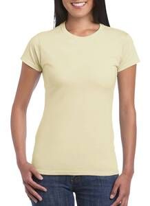 Gildan GD072 - T-shirt ring-spun attillata Sabbia