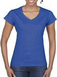 Gildan GD078 - T-shirt donna con scollatura a V Softstyle®