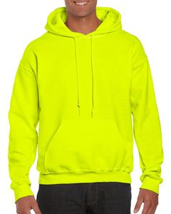 Gildan GD057 - Felpa Cappuccio Uomo Safety Green