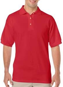 Gildan GD040 - Polo uomo Jersey DryBlend® Red