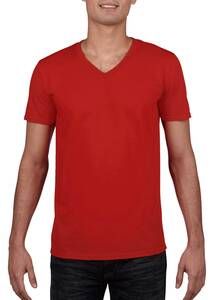 Gildan GD010 - T-shirt uomo con scollatura a V Softstyle® Red