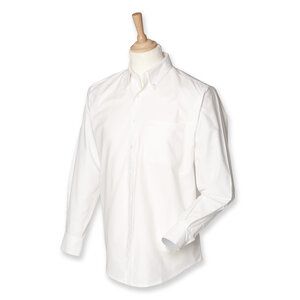 Henbury HB510 - Camicia Oxford classica a maniche lunghe White