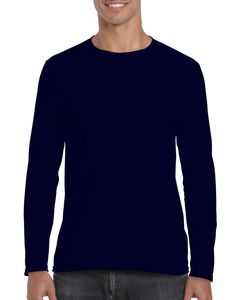 Gildan 64400 - T-shirt uomo maniche lunghe Softstyle® Blu navy