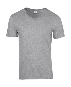 Gildan 64V00 - T-shirt uomo con scollatura a V Softstyle® Sport Grey (RS)