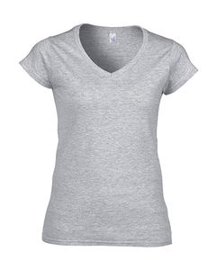 Gildan 64V00L - T-shirt donna con scollatura a V Softstyle®