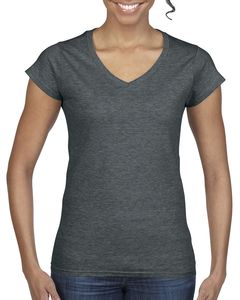 Gildan 64V00L - T-shirt donna con scollatura a V Softstyle®