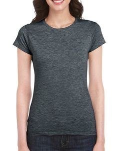 Gildan 64000L - Maglietta da Donna Dark Heather