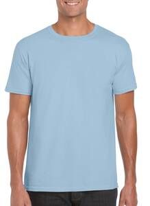 Gildan 64000 - T-shirt ring-spun Blu chiaro