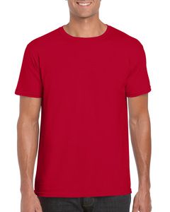 Gildan 64000 - T-shirt ring-spun Cherry Red