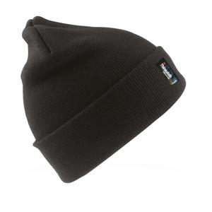 Result RC033 - cappello da sci wooly con isolamento Thinsulate ™ Nero