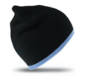 Result RC046 - cappello in forma di moda reversibile Black/ Sky