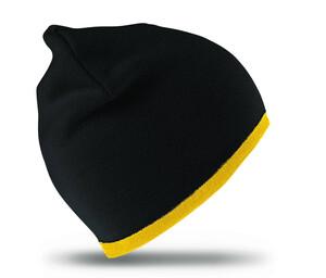Result RC046 - cappello in forma di moda reversibile Black/ Yellow
