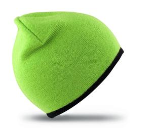Result RC046 - cappello in forma di moda reversibile Lime / Black