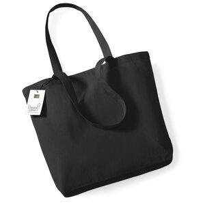 Westford mill WM180 - Borsa shopper in cotone organico Nero