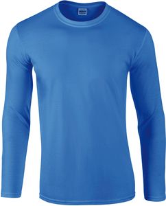 Gildan GI64400 - T-shirt uomo maniche lunghe Softstyle® Blu royal