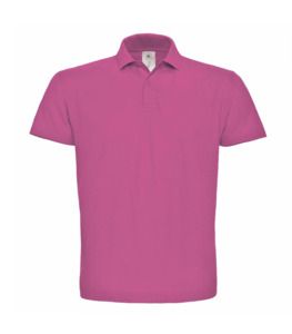 B&C BCID1 - Polo Uomo Maniche Corte Fucsia