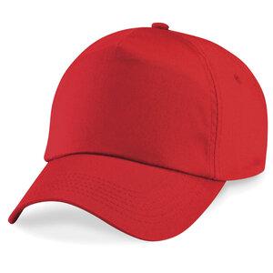 Beechfield BF010 - Cappellino Original 5 pannelli Bright Red