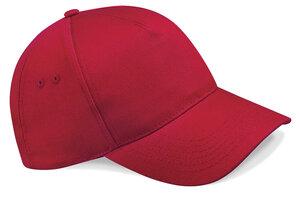 Beechfield BF015 - Cappellino Ultimate 5 pannelli Classic Red