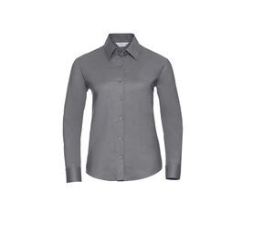 Russell Collection JZ32F - Camicia Oxford Donna Argento