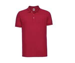 Russell JZ566 - Polo Uomo Stretch Classic Red