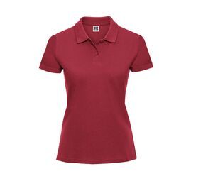 Russell JZ69F - Polo piqué donna Classic Red
