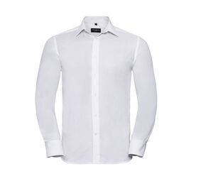 Russell Collection JZ922 - Camicia uomo Oxford maniche lunghe