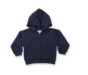 Larkwood LW005 - Zip Through Hooded Sweatshirt Blu navy