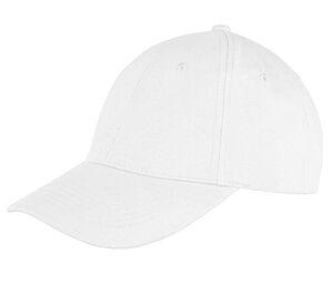 Result RC081 - Memphis Brushed Cotton Low Profile Cap Bianco