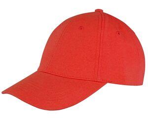 Result RC081 - Memphis Brushed Cotton Low Profile Cap Rosso