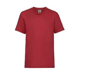 Fruit of the Loom SC231 - T-Shirt Bambino Rosso