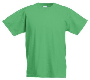 Fruit of the Loom SC231 - T-Shirt Bambino Verde prato