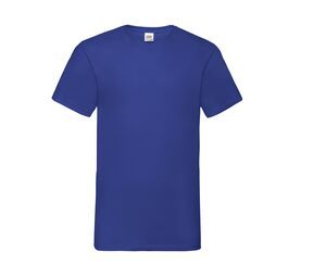 Fruit of the Loom SC234 - T-shirt da uomo con scollo a V dal peso contenuto Blu royal