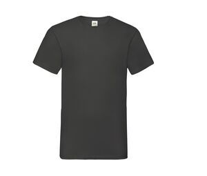 Fruit of the Loom SC234 - T-shirt da uomo con scollo a V dal peso contenuto Light Graphite
