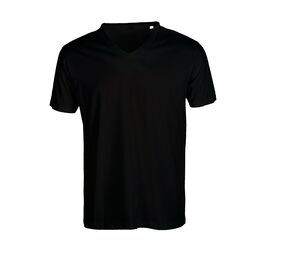 SANS Étiquette SE683 - Men's  No Label V Neck T-Shirt Nero