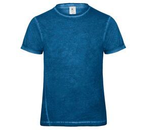 B&C BC030 - T-shirt Maniche Corte Blue Clash
