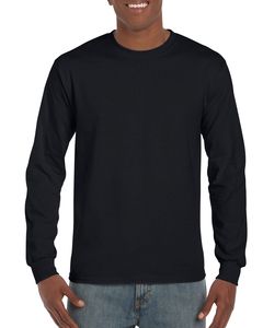 Gildan GN186 - T-Shirt Maniche Lunghe Nero