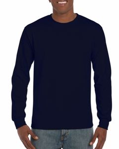 Gildan GN186 - T-Shirt Maniche Lunghe Blu navy