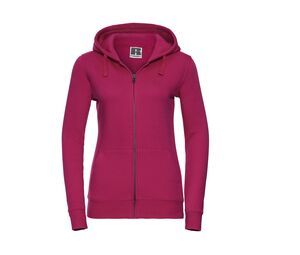 Russell JZ66F - Felpa donna Authentic Full Zip Fucsia