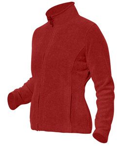 Starworld SW750 - Felpa da donna a manica dritta con zip grande Bright Red