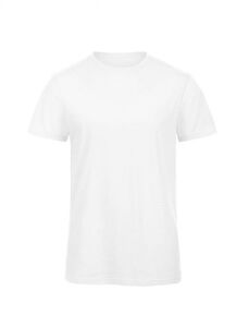 B&C BC046 - TW046 T-Shirt Filo Grosso Uomo Chic White
