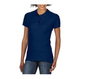 Gildan GN48L - Polo Doppio Pique Da Donna Blu navy